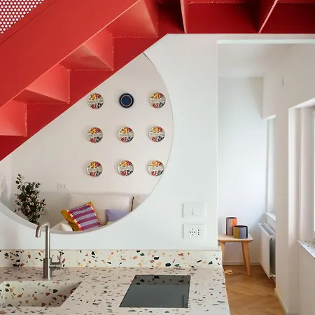 Lejlighed Nest Living Red Velvet - Private Design In The Center *